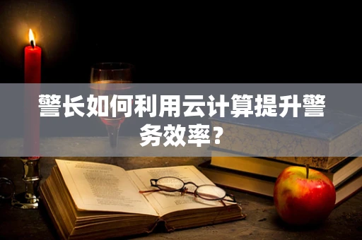 警长如何利用云计算提升警务效率？