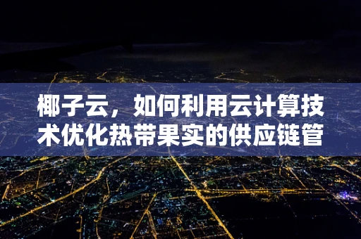 椰子云，如何利用云计算技术优化热带果实的供应链管理？