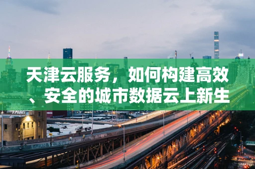 天津云服务，如何构建高效、安全的城市数据云上新生态？