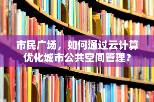 市民广场，如何通过云计算优化城市公共空间管理？