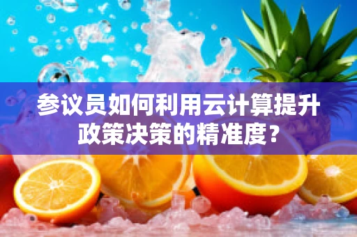 参议员如何利用云计算提升政策决策的精准度？