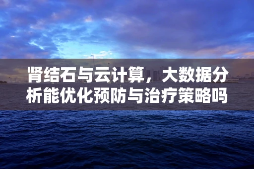 肾结石与云计算，大数据分析能优化预防与治疗策略吗？