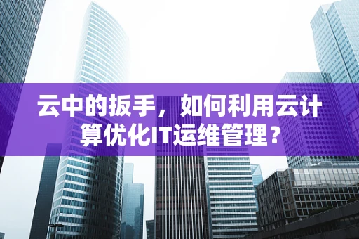 云中的扳手，如何利用云计算优化IT运维管理？