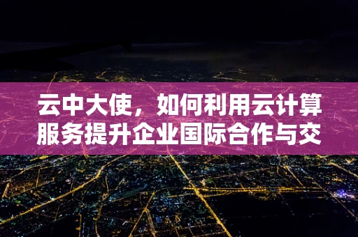 云中大使，如何利用云计算服务提升企业国际合作与交流的效率？